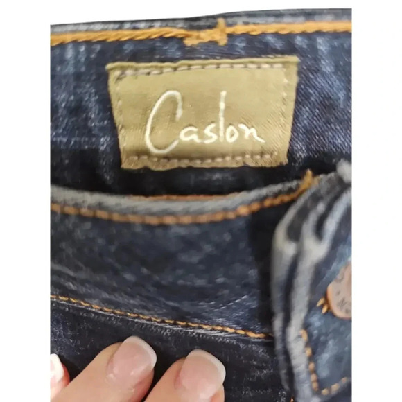 Caslon Tapered Denim Jeans Dark Wash Size 18WP - Picture 3 of 5